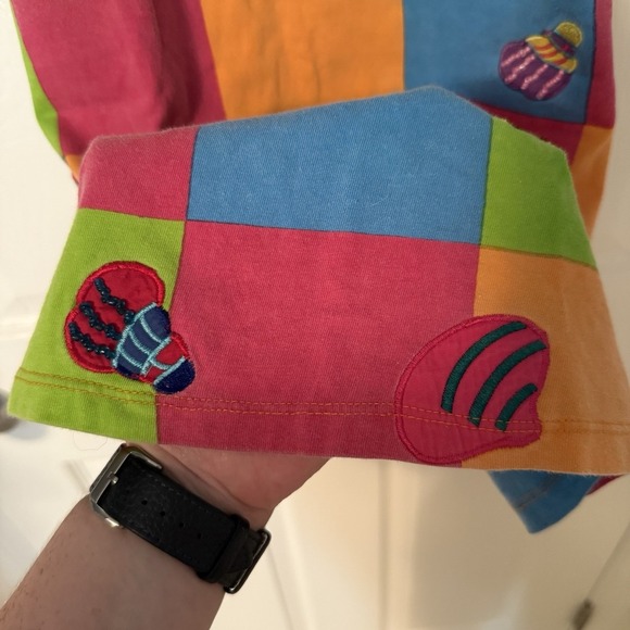 Michael Simon Girls Size 6 Under the Sea Mermaid Dress Patchwork Multicolor - Picture 10 of 11